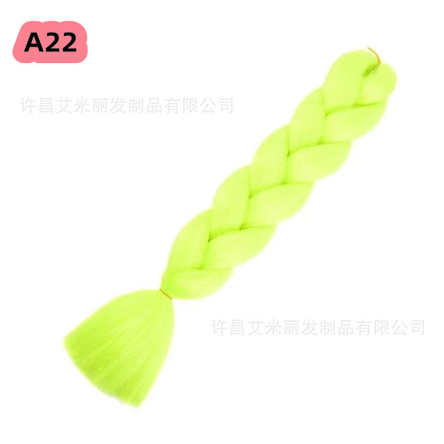 Trenzas africanas con cabello rosa渐 – materiales de alta temperatura, estilo boxeador