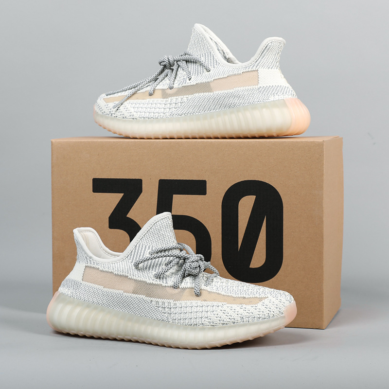 Putian Coco zapatos 2023 verano nuevo 350v2 volando tejido transpirable hombres y mujeres pareja zapatos palomitas zapatos para correr hombres