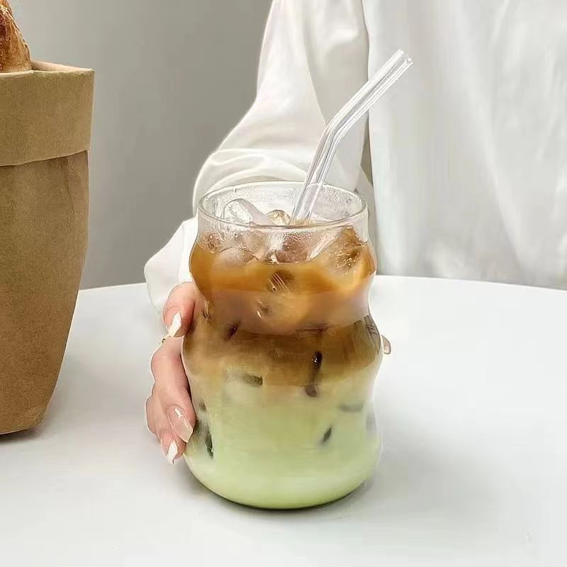 Pajita de una taza plana de 500 ml