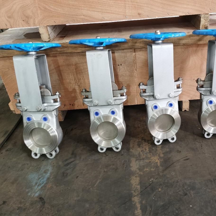 德力克 不锈钢支耳刀闸阀 料仓口阀 对夹式刀闸阀 日标10K刀闸阀