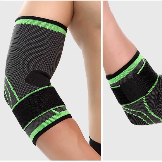 Wholesale Running Fitness Sports Straps Pressurized Elbow Pads Basketball Protective Gear Breathable Sweat-Wicking Sports Knitted Protective Gear