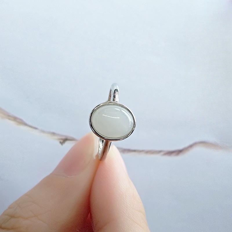 Geometric Pattern Women's Gender 925 Sterling Silver Geometric Open Rings