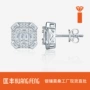 气质方形小众s925耳钉