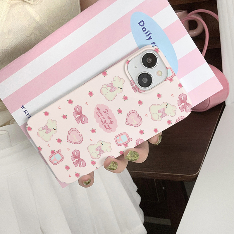 35g Weight iPhone Applicable Brands Phone Cases Classification Feilin Material Heart Shape, Bow Knot Pattern Cute, Sweet Style Feilin Heart Shape Bow Knot Cute Sweet Phone Cases Phone Accessories 11
