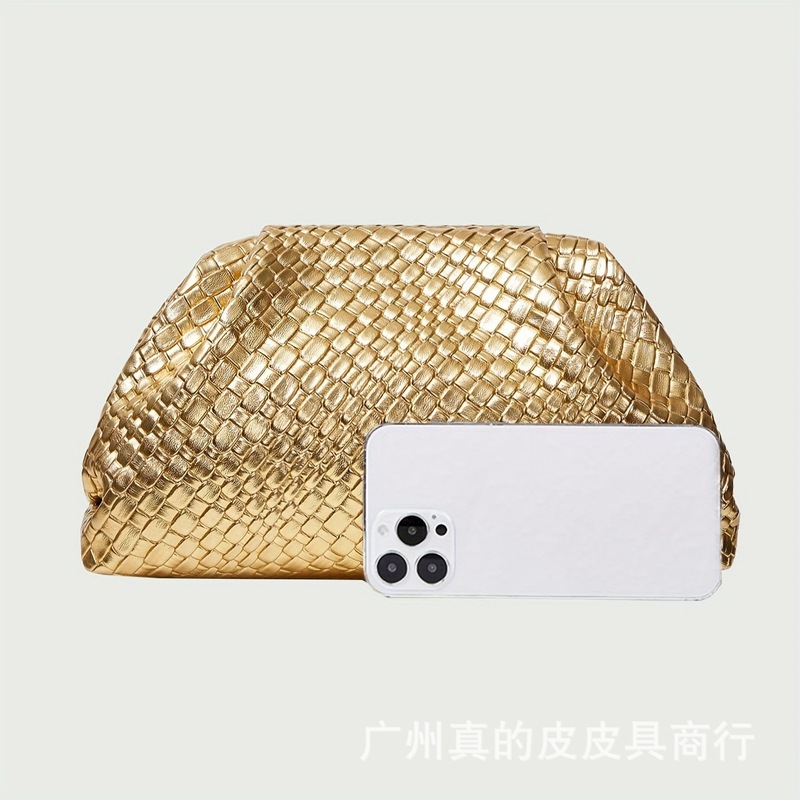 新しい大容量織りクラッチバッグ、シンプルな気質、仕事用ビジネス通勤バッグ、収納気質、クロスボディショルダーバッグ|undefined