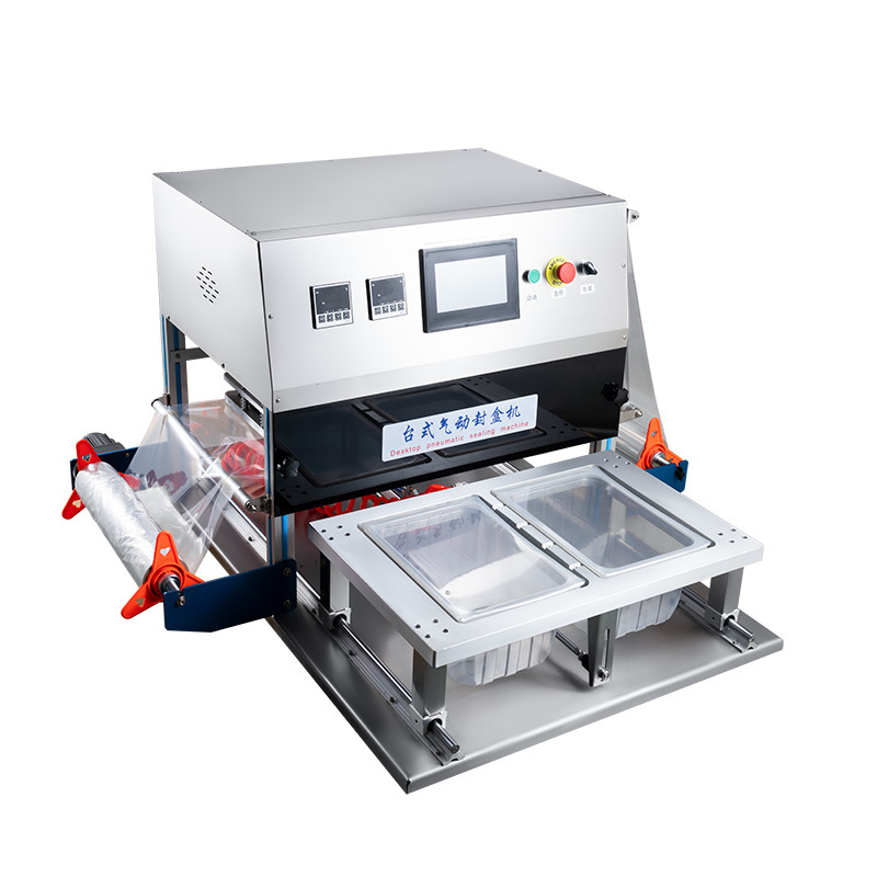 Máquina de envasado de oxigenación fresca caja de bloqueo aire acondicionado máquina de envasado de mariscos cangrejo lanzadera cangrejo rey tipo de caja de sellado