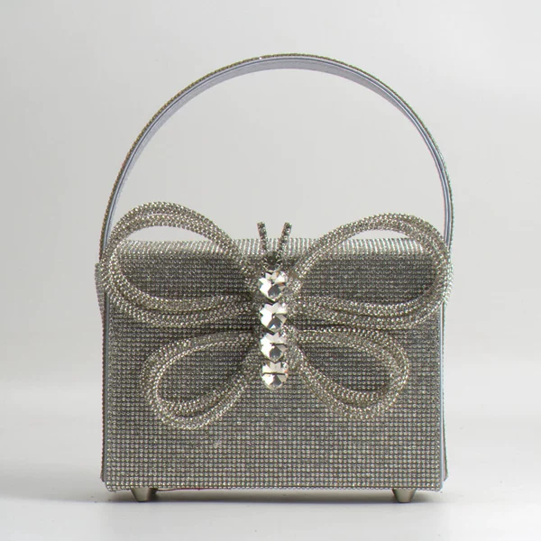 Silver, diamond encrusted