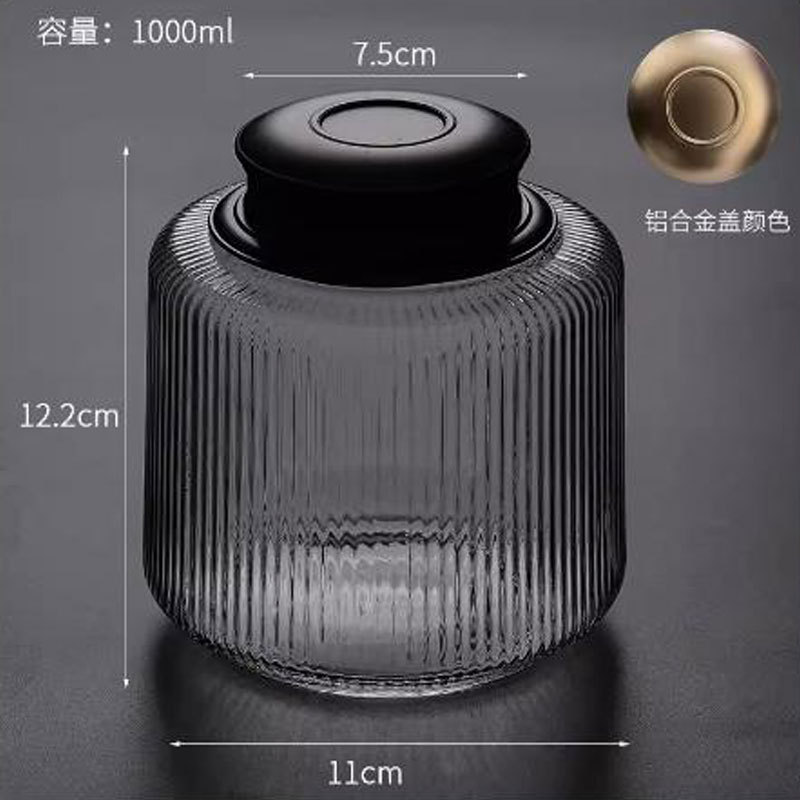 Taza de té vertical (doble tapa de aleación de aluminio)
