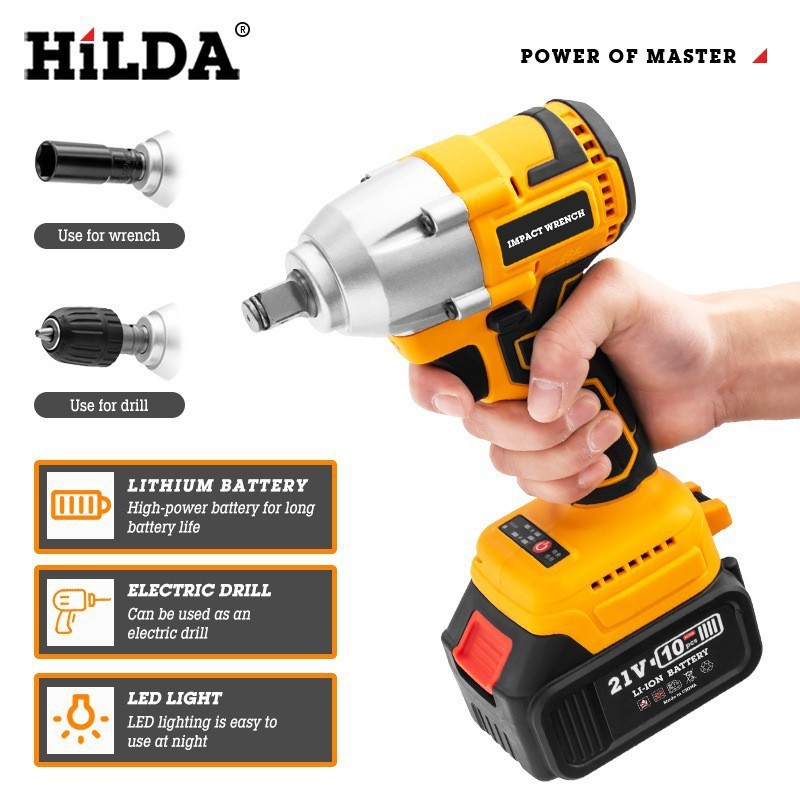 Brushless Elektrik Açarı, Litium Batareyalı Yüksək Fırlanma Momenti