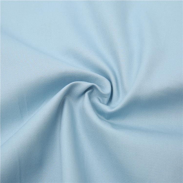 Fabricante de algodón de color spandex tela de mezcla de alta elasticidad tela de tela de tela de tela de doble cara