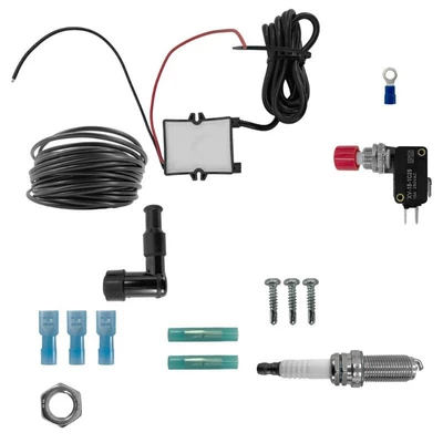 Car exhaust fire kit, dual spark plug ignition, high-voltage ignition module, car and motorcycle modification fire system (Power supply, ignition system accessories) - single-output-motorcycle-flame-throwing-kit