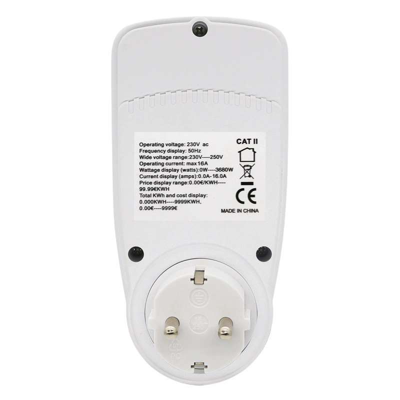 Подсветка бытовой измерительной розетки анализатор мощности Биллинговая розетка Многофункциональный интеллектуальный счетчик