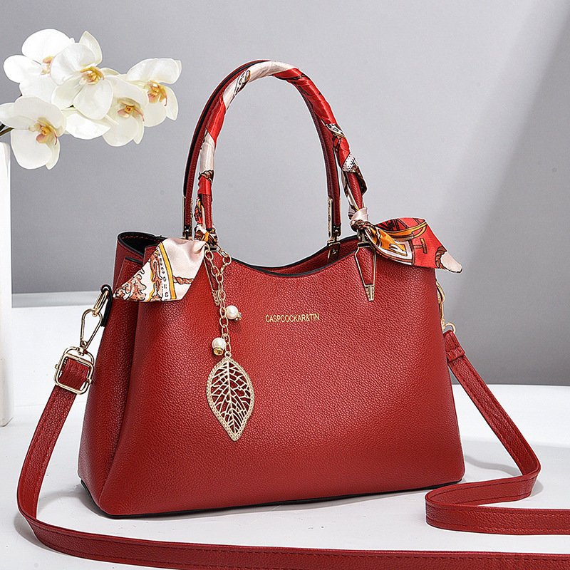 外贸女包时尚软皮妈妈包母亲节送礼手提包简约高级感斜跨单肩女包