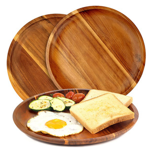 Wooden Japanese-Style Breakfast Tray Fruit Display Tray Tabletop Beech Wood Tray Afternoon Tea Dessert Cake Display Tray