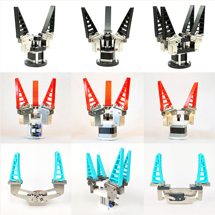 鳍条效应机械爪 仿生柔性机械手 软指夹爪 柔性夹具 软体机器人