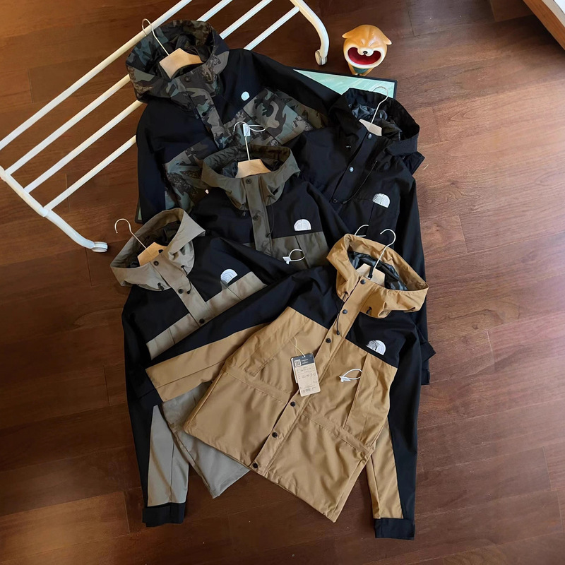 Cross-Border Japanese Version Spring and Autum Jacket Hooded Jacket Tnf Embroidered Logo North Face Outdoor Sports Jacket Cross-Border 199