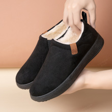 跨境潮流保暖棉鞋男款冬季雪地靴时尚百搭爸爸鞋简约羊毛鞋批发