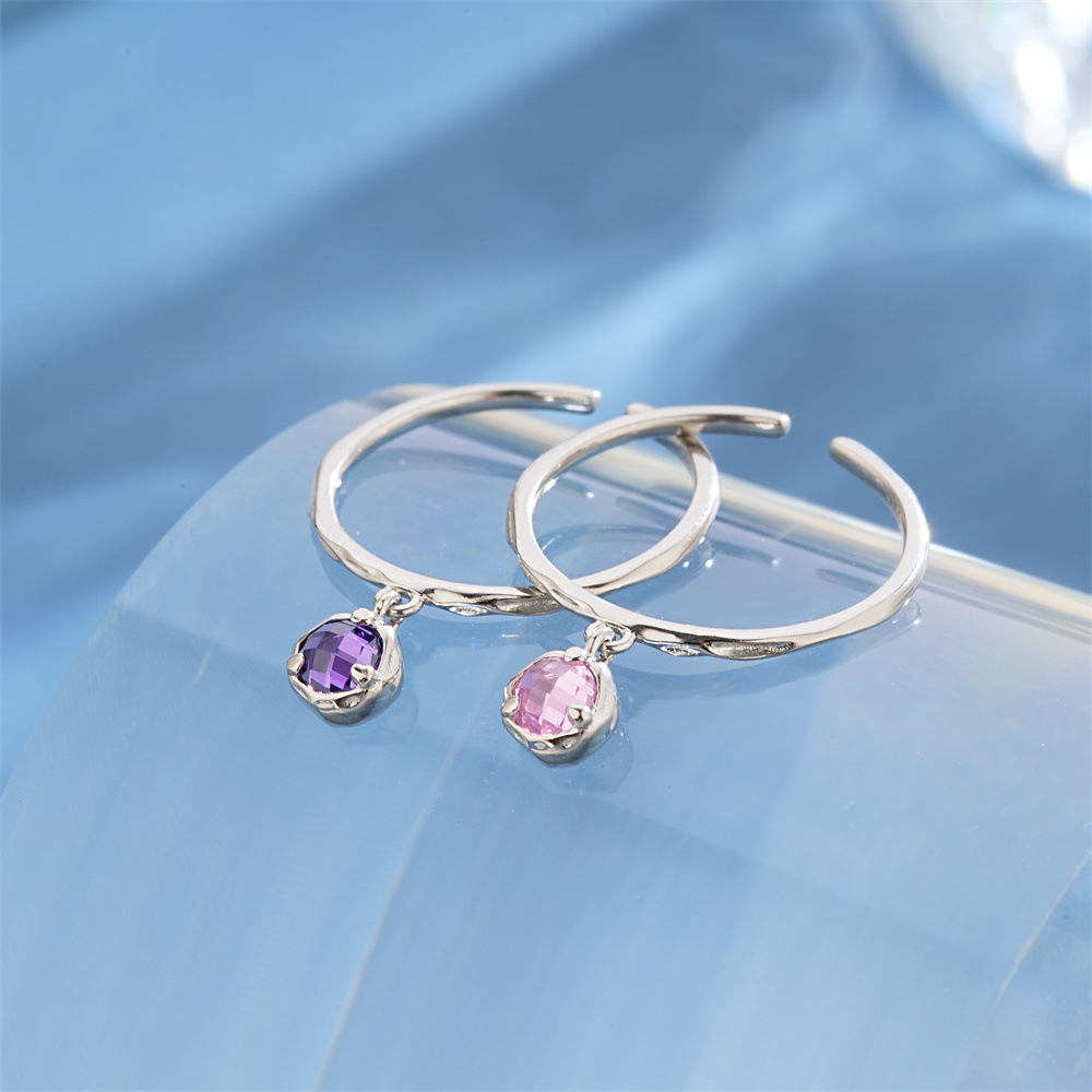 3g Weight Open Rings Classification 1 Piece Quantity Casual Occasion 925 Sterling Silver Material Geometric Pattern Women's Gender Plating Design Sweet Style 925 Sterling Silver Geometric Open Rings 18