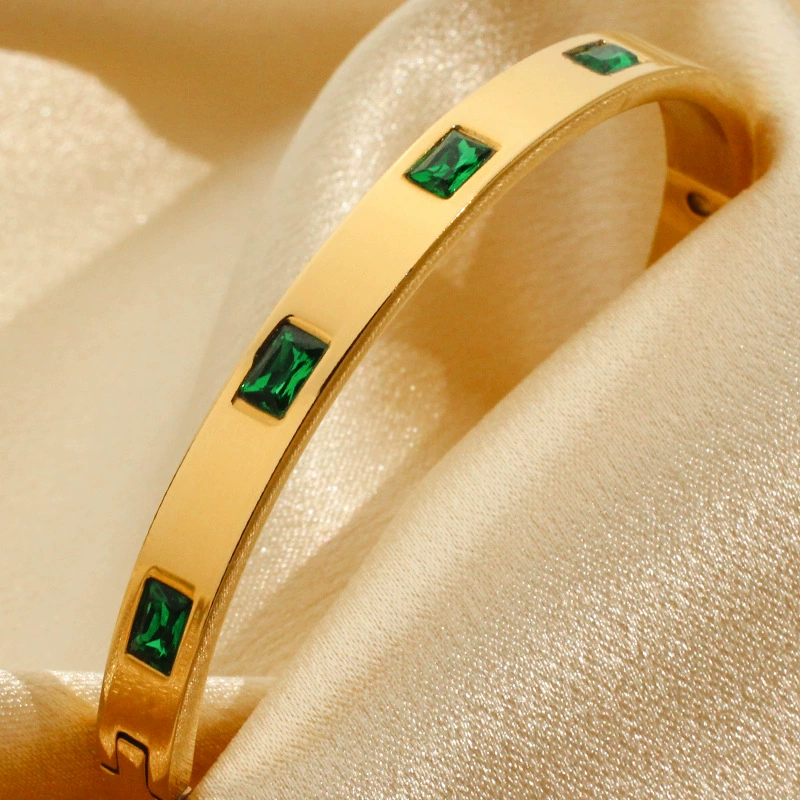 Retro bracelet stainless steel, accessory, European style, high-quality style, light luxury style