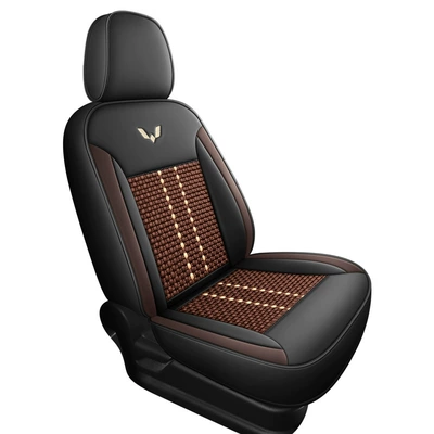 Full Surround Special Seat Cover, Modelə uyğun (Original) oturacaq örtükləri - charming-coffee-standard-version-seven-seater-middle-row-conjoined
