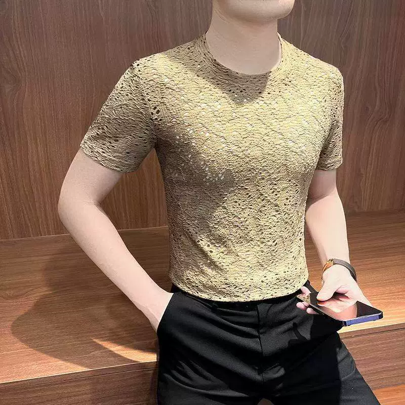 2025 Dibabu трендовый полый короткий рукав на Douyin, артикул 0108.