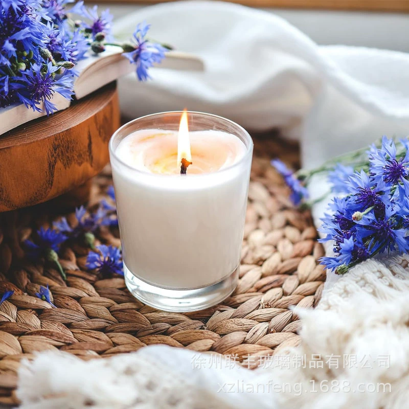 Transparent aromatherapy, high-end candle, simple and elegant design, increased thickness