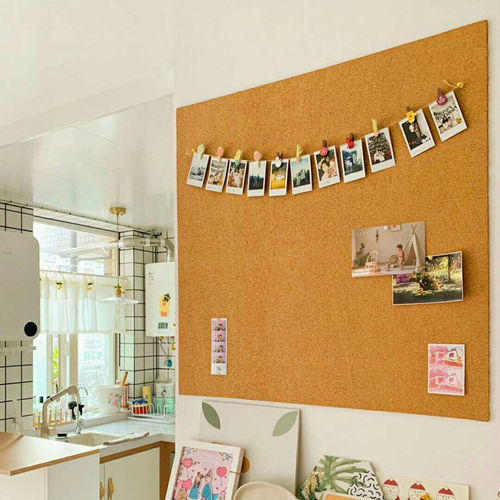 软木板照片墙房间装饰毛毡板幼儿园免打孔碎花软木留言板一件批发