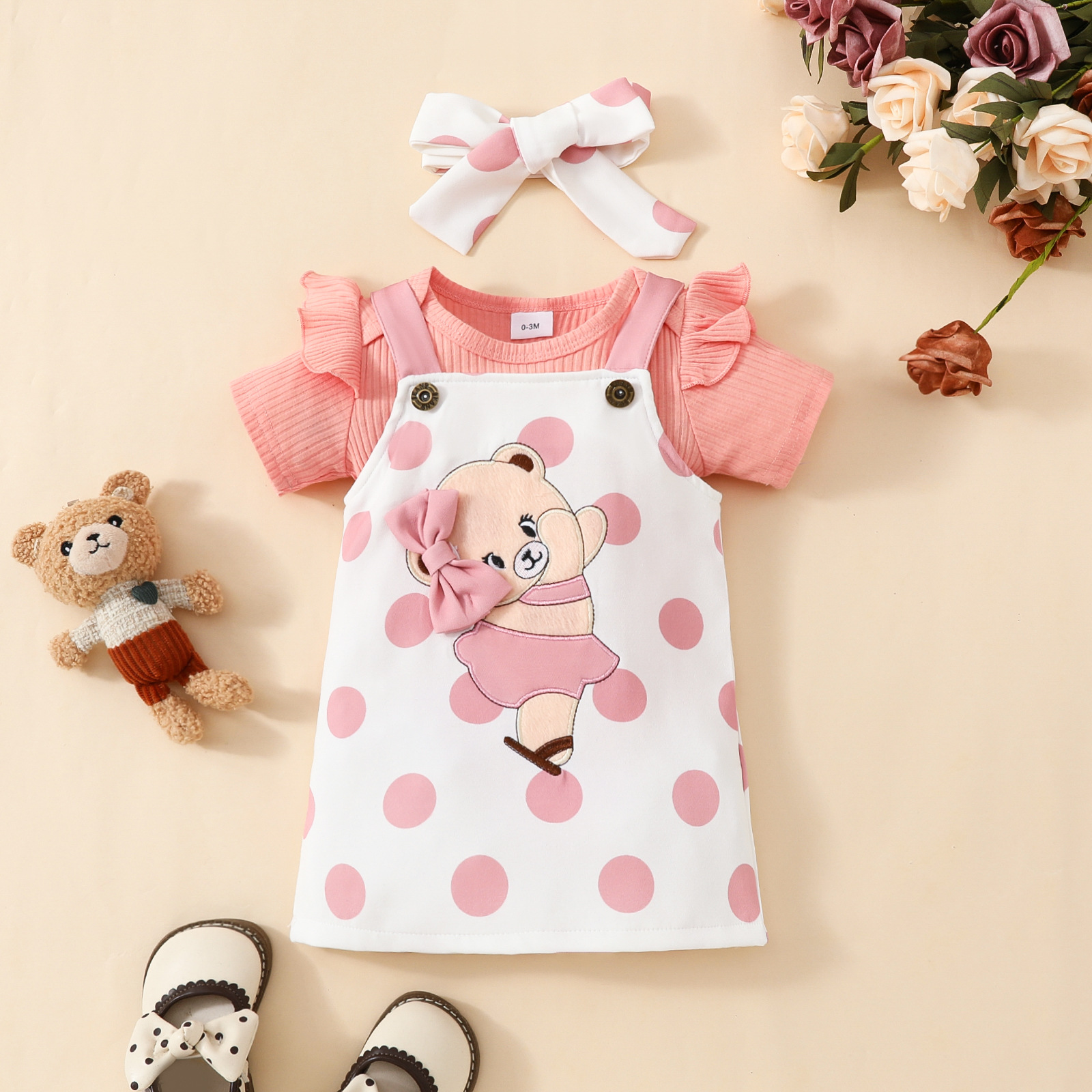 Simple Style Cartoon Cotton Baby Clothing Sets display picture 9