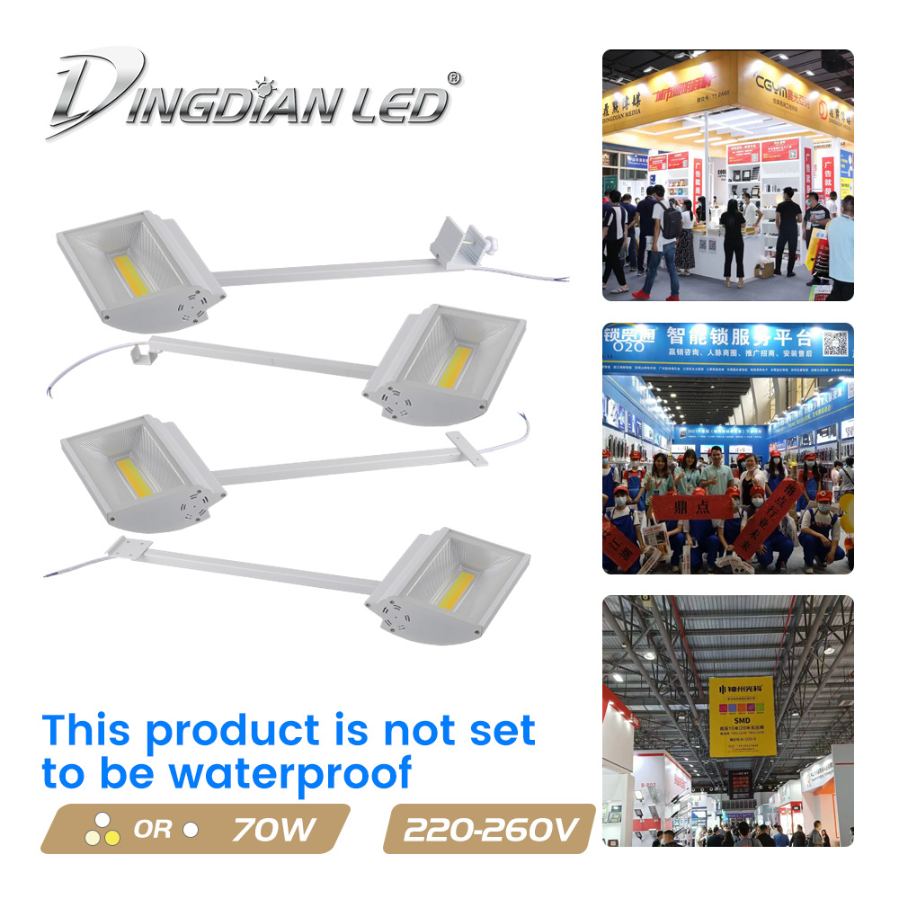 Wholesale exhibition long-arm spotlights exhibition painting exhibition signboard storefront long-rod lights 70W background wall long-arm shovel lights