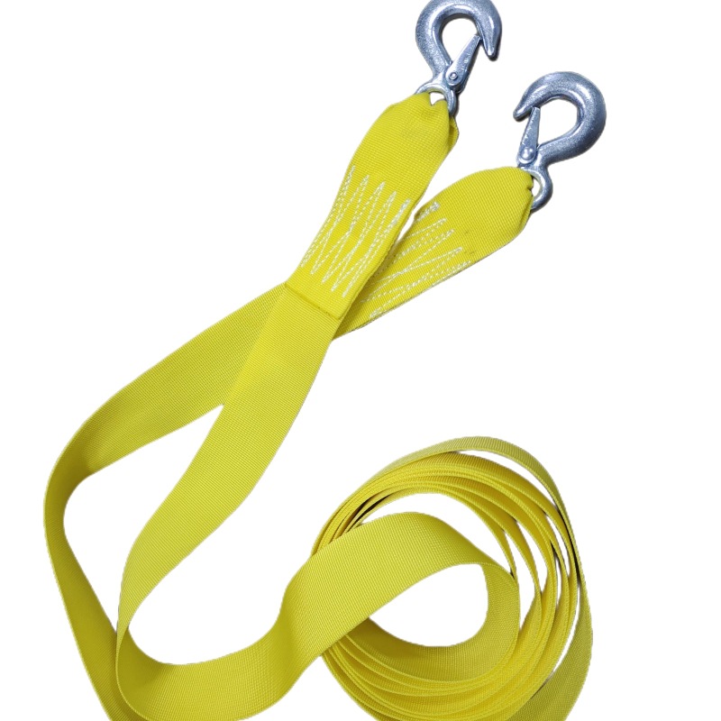 Amazon correa de remolque de alta resistencia cuerda de tracción de rescate de emergencia cuerda de remolque de coche 2 '50mm de ancho 5T8T tensión
