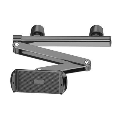 Tablet Holder, Car Backrest – Car phone holder - three-section-folding-stand-black