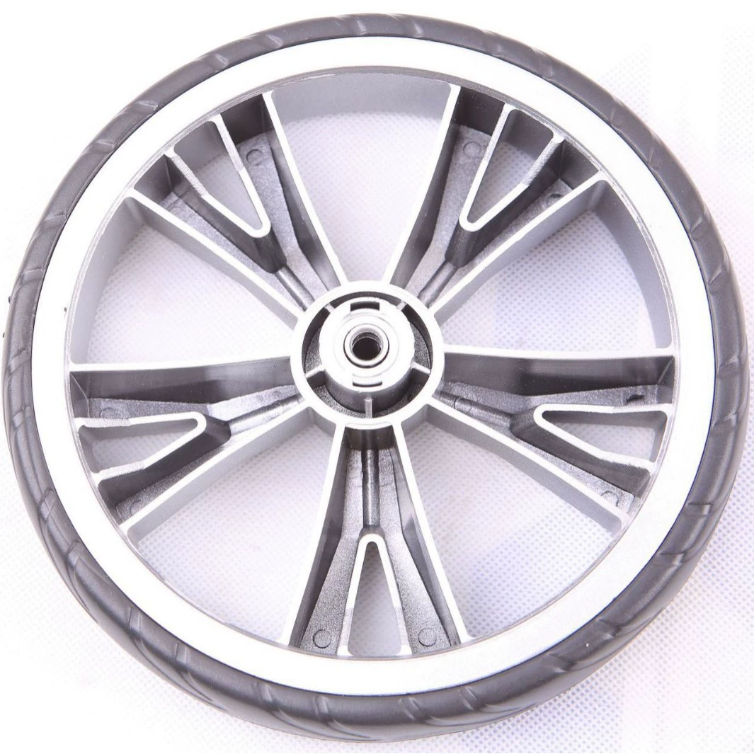 Тележка для покупок с 8inch колесами, покрашенными распылением, и колесами с подшипниками, прямые поставки от производителя.