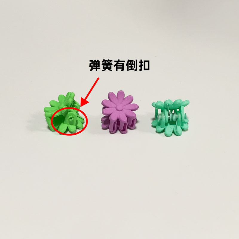 1,5 CM flor clip Daisy horquilla de color trenzado para niños horquilla rota horquilla clip superior bebé horquilla accesorios para el cabello