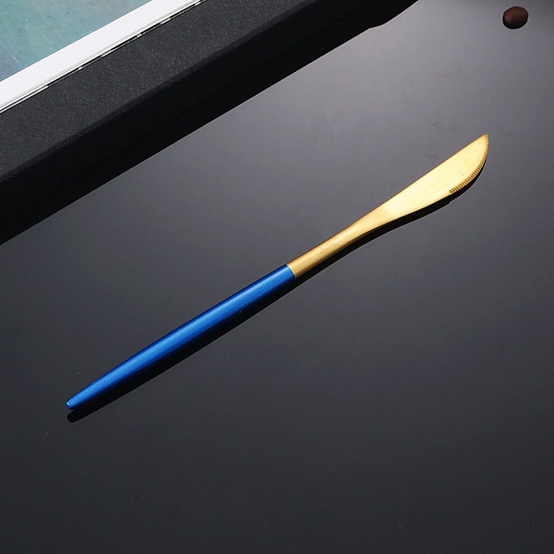 304-Cuchillo oro azul