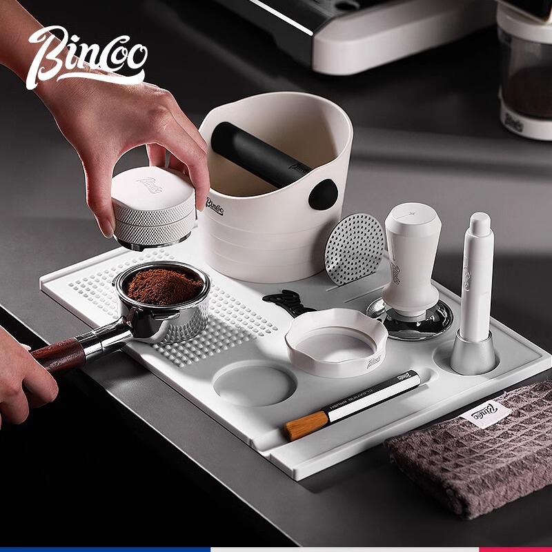 Bincoo Multi-functional Powder Press Mat Household Coffee Storage Mat Bar Mat Drain Mat Knocking Dregs Barrel Cloth Powder suit Bincoo Multi-functional Powder Press Mat Household Coffee Storage Mat Bar Mat Drain Mat Knocking Dregs Barrel Cloth Powder suit