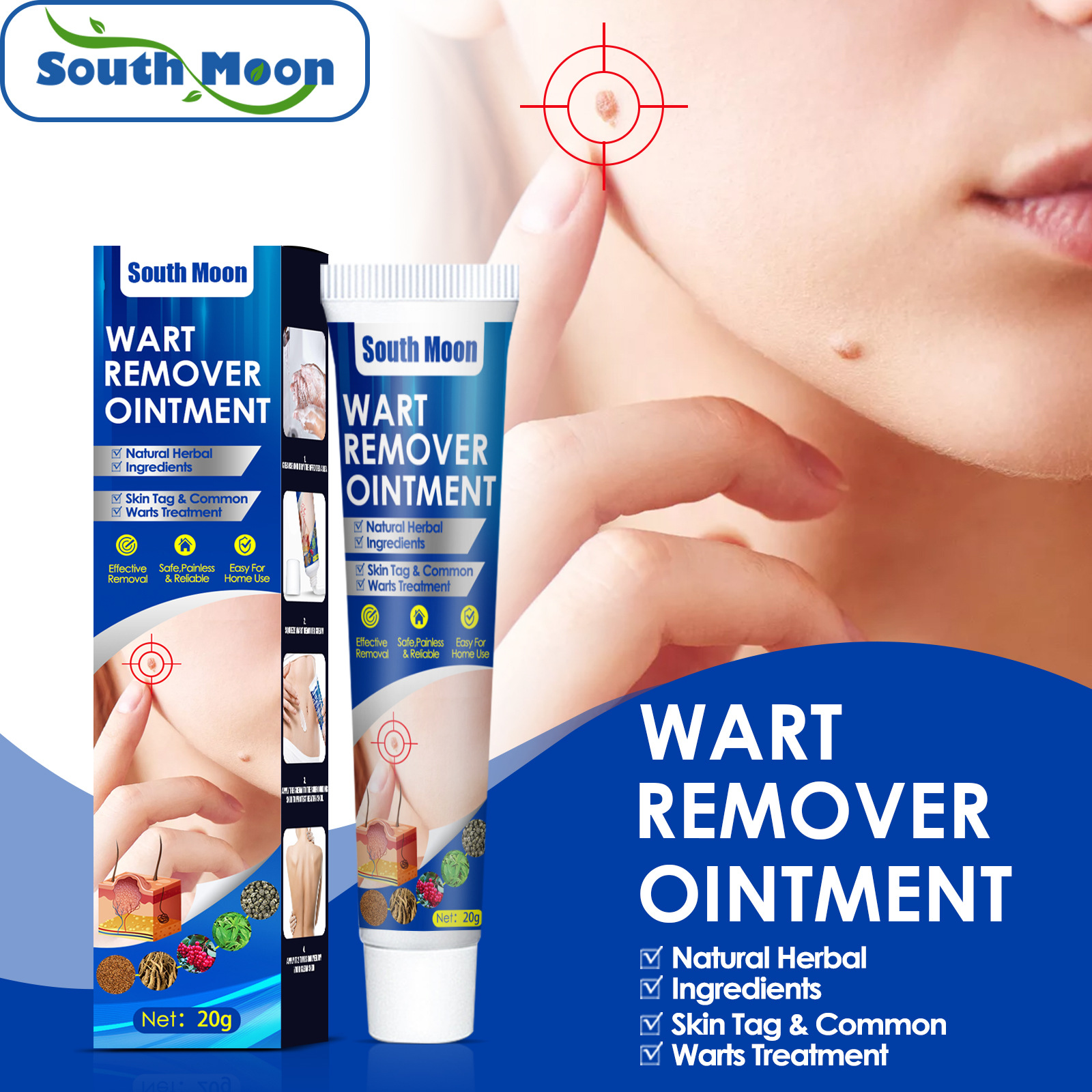 South Moon wart flat and wart removal cr...