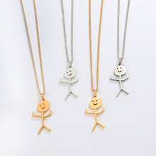 �羳��ƷȤζͿѻ��������� ��ָ��ЦС��Funny Doodle Necklace