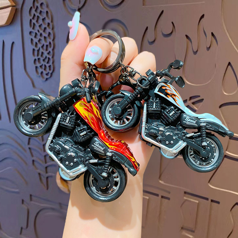 Creative Mini Harley Motorcycle Keychain Cartoon Alloy Pull Back Car Toy Model Pendant Small Gift Wholesale Creative Mini Harley Motorcycle Keychain Cartoon Alloy Pull Back Car Toy Model Pendant Small Gift Wholesale