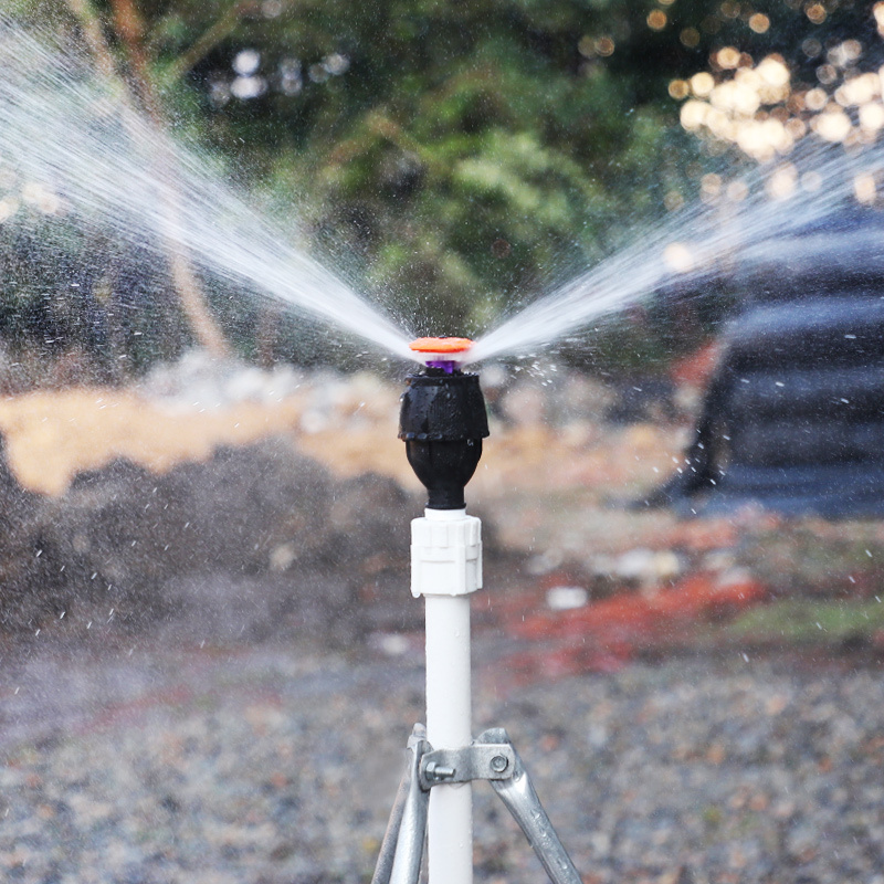 Garden lawn 360 degree automatic spray rotary spray Meg nozzle agricultural greenhouse sprinkler watering device cooling