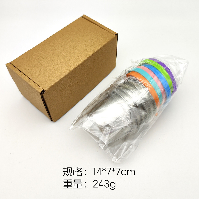 クロスボーダー 304 ステンレス鋼調味料皿パターンなし密封シリコン蓋 40 ミリリットルソースカップ屋外ポータブルディップカップ|undefined