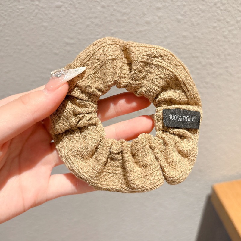 Lazo para el cabello de intestino grueso de encaje de alta calidad de Corea del Sur, flor para la cabeza duradera de todo fósforo, banda de goma de alta elasticidad, bufanda cuadrada, cuerda para el cabello