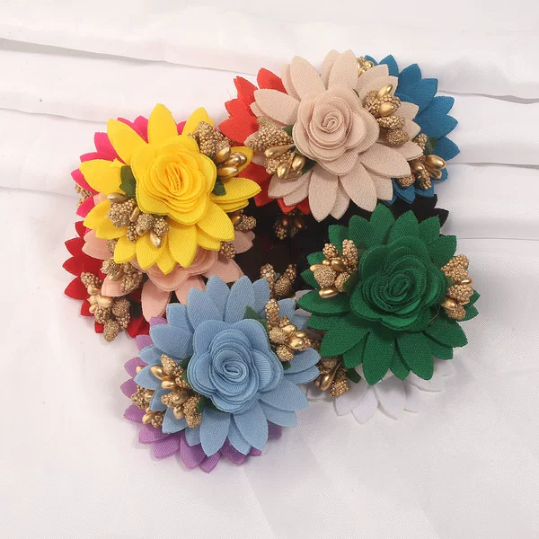 Fabric flowers, handmade three-dimensional flowers, DIY shoes, hats, bags, clothing, brooches, jewelry accessories, cross-border e-commerce bestsellers