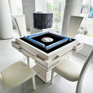 Light Luxury Automatic Mahjong Table Home Villa Leisure Entertainment Modern Design High-end Multi-function Electric Mahjong Machine