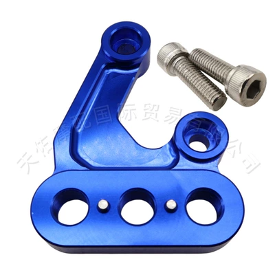 Motorcycle pedals – S/X - right-blue