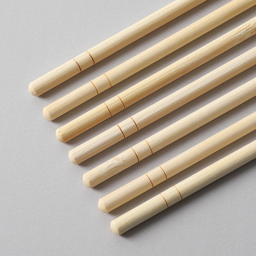 Meiya disposable round-headed bamboo chopsticks individually packaged for commercial household restaurant takeaway convenient chopsticks department store wholesale