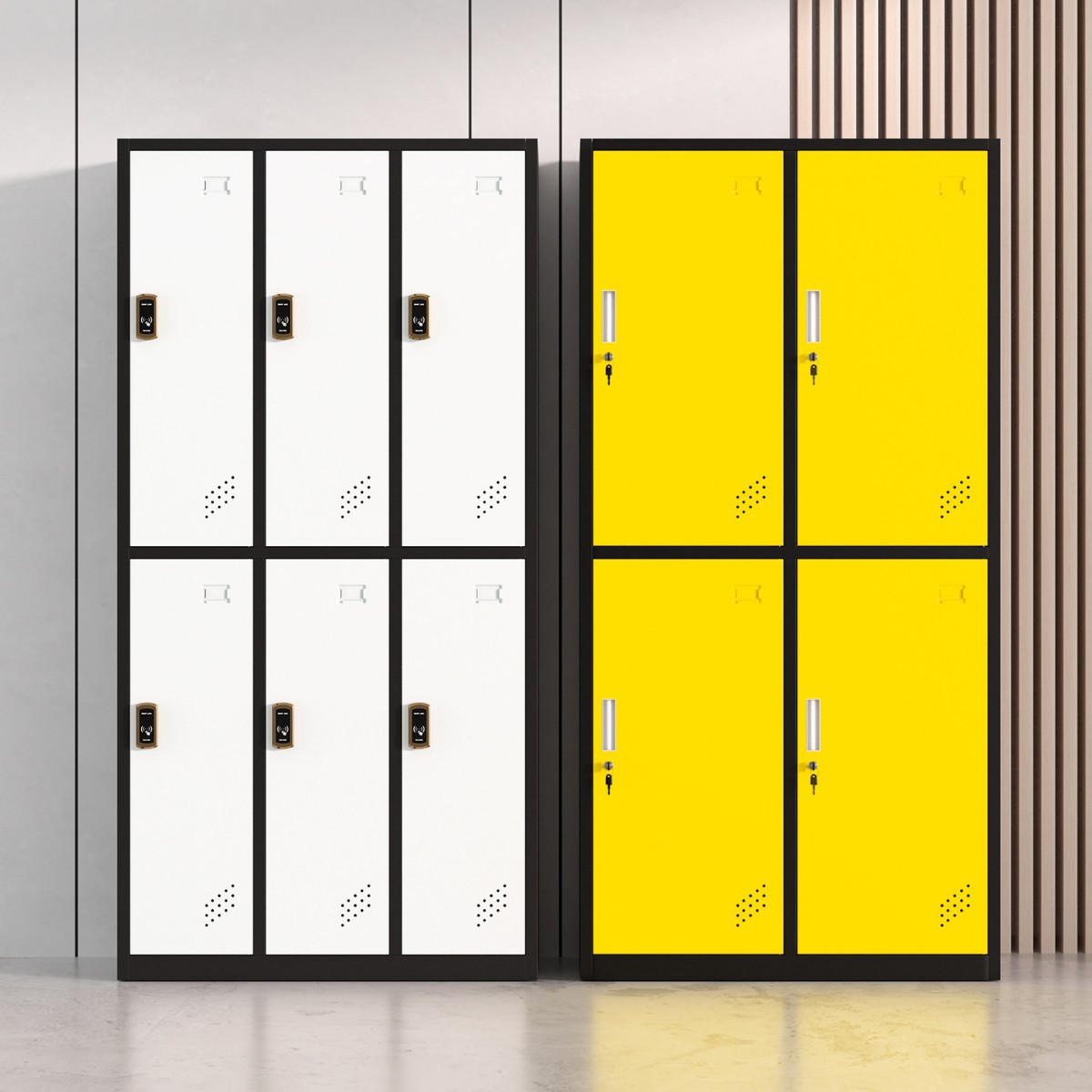 Armario de color del personal armario de vestuario gimnasio armario de almacenamiento armario de baño armario de latina con cerradura de inducción armario de almacenamiento