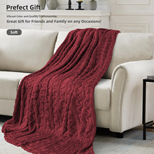 跨境外贸素色毯子舒棉绒加厚夏尔巴午睡床上单双人毯毛毯工厂现货