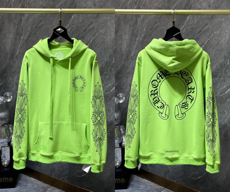 25ss正确版Chrome Hearts 克罗伈十字架连帽卫衣百搭潮流时尚批发|undefined