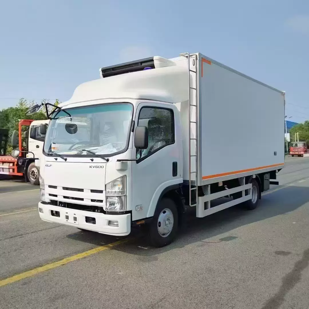 五十铃出口冷藏车保温车五十铃冷藏车出口五十铃厢式货车4.2米