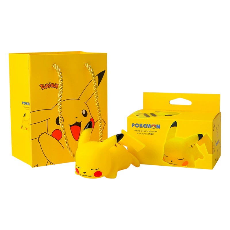 Ночник Пикачу, настольная лампа для винного шкафа, светодиодный маленький настольный светильник, украшение для Нового года и Рождества, трендовый товар TikTok